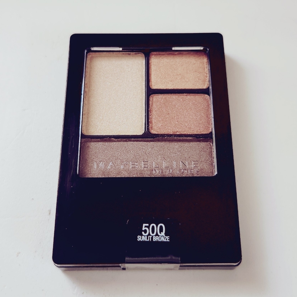 ⭐4/$15 Maybelline Expert Wear Eyeshadow Quads Sunlit Bronze - Picture 2 of 10